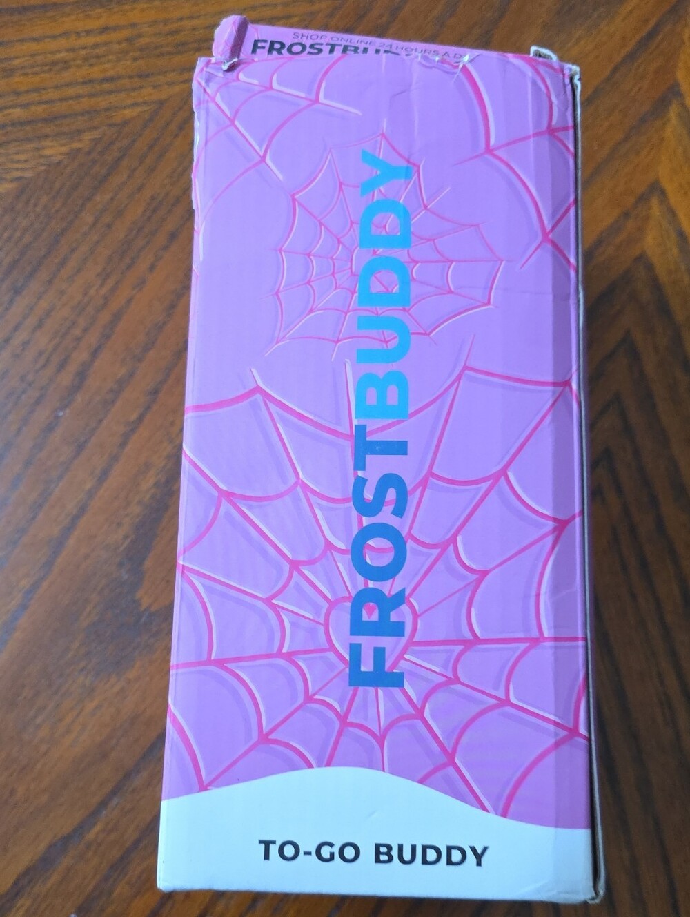FrostBuddy To-Go! Halloween Pink Widow Style! To-go Buddy FROSTBUDDY!!